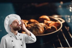 patate al forno e chef